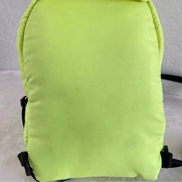 Versace Neon Yellow Nylon Sling Bag - Picture 7 of 13